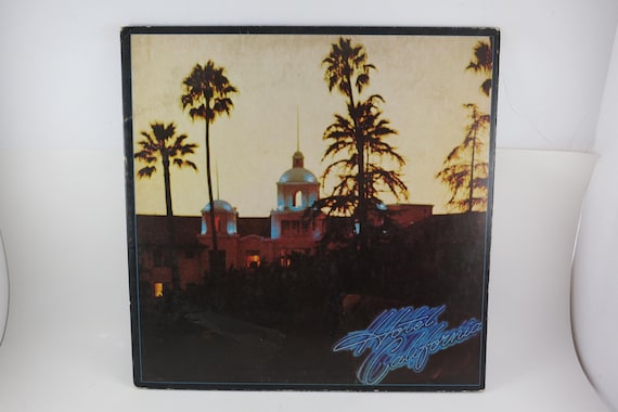 Vintage 1976 Vinyl LP Record The Eagles Hotel California VG