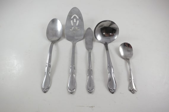 Oneida Homestead Stainless Steel Serving Set: 5-Piece Silverware