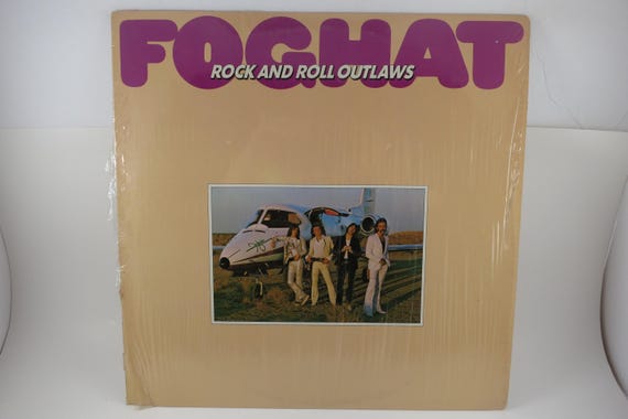 Vintage 1974 Foghat Vinyl LP - Rock and Roll Outlaws
