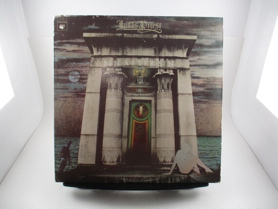 Vintage 1977 Vinyl LP Record Sin After Sin Judas Priest Excellent Condition 69728