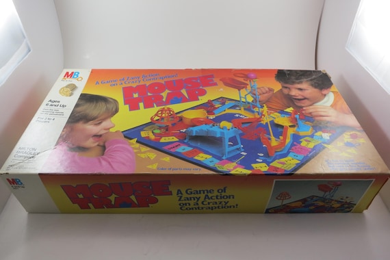 Vintage 1986 Milton Bradley Board Game 4657 Mousetrap 100% Percent Complete Excellent Condition