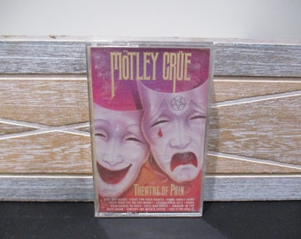 Vintage 1985 Cassette Tape Motley Crue Theatre of Pain