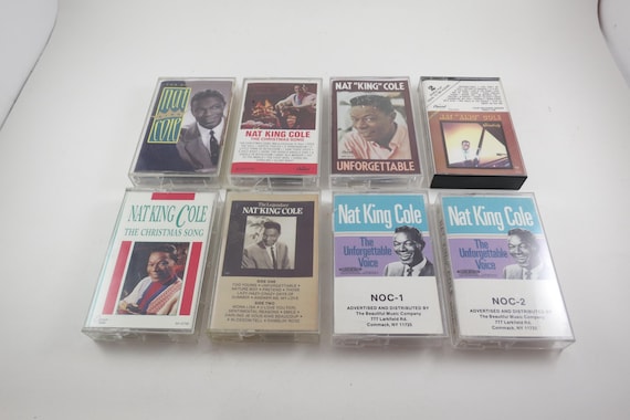Vintage Nat King Cole Cassette Tapes - 1980s Music