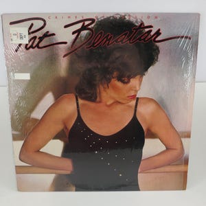 Vintage 1980 Pat Benatar Crimes of Passion LP Vinyl Record