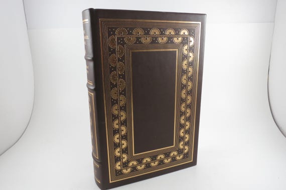 1977 Leather Bound Hardcover Book Look Homeward Angel Thomas Wolfe Franklin Library Collectors Edition