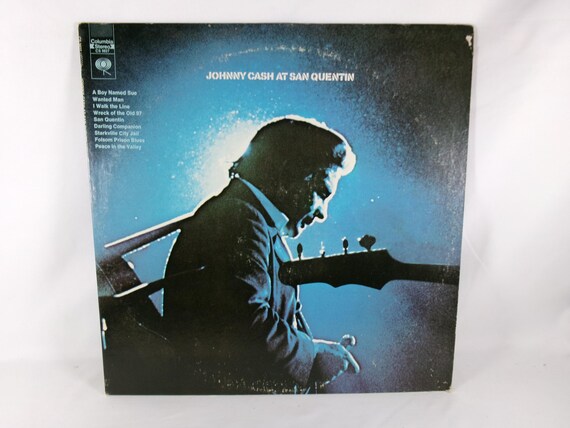 1969 Johnny Cash at San Quentin Vinyl LP Record 360 Sound Stereo EX+