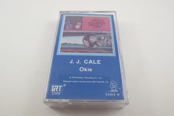 Vintage 1974 Cassette Tape Okie J.J. Cale Original Shelter Blue Shell Pressing Excellent Condition