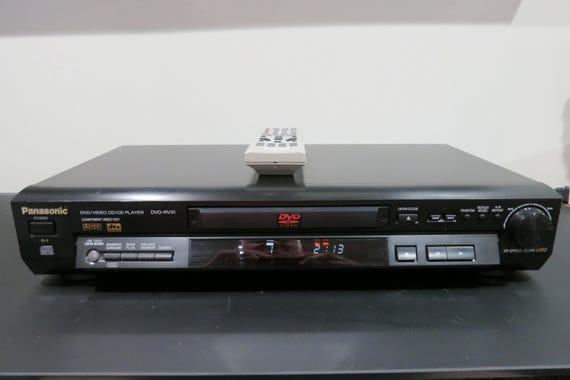 2001 Panasonic DVD-RV31 DVD/Video/Cd Player Works Perfect with Remote Control