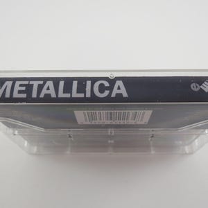 Vintage 1991 Cassette Tape Metallica The Black Album Metallica