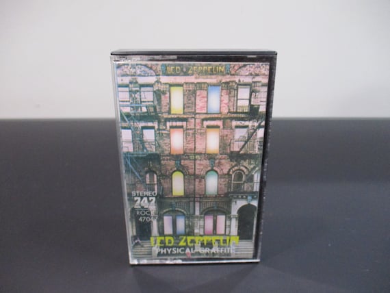 Rare 1975 Cassette Tape Physical Graffiti Led Zeppelin 747 Saudi Arabia Pressing