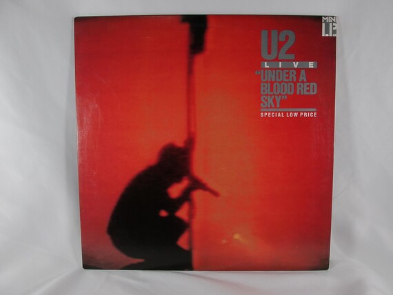 1983 U2 Live Under A Blood Red Sky Vinyl EP Record EX