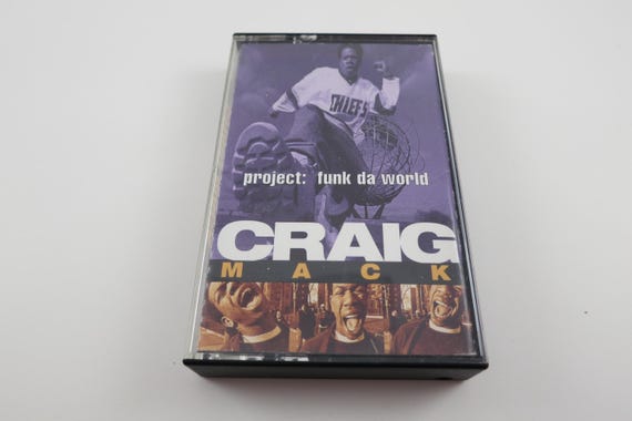 Vintage 1994 Cassette Tape Project: Funk Da World Craig Mack Excellent Condition