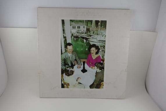 Vintage 1976 Vinyl LP Record Led Zeppelin Presence EX