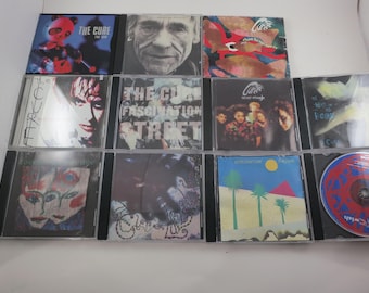 Vintage 1980s The Cure CDs: Kiss Me, Disintegration, Staring At The Sea