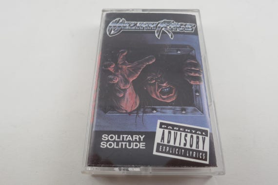 Vintage 1990 Cassette Tape Solitary Solitude Meliah Rage