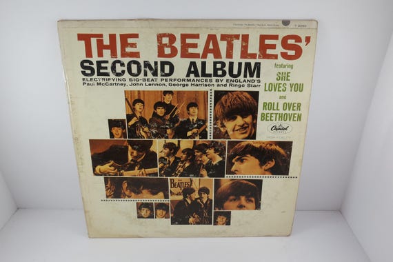 Vintage 1964 Vinyl LP Record The Beatles Second Album Mono Pressing Very Good Condition 71166