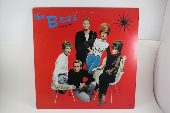 Vintage 1980 Vinyl LP Record The B-52's Wild Planet