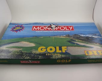 Monopoly Game Golf Edition With Pebble Beach - Etsy
