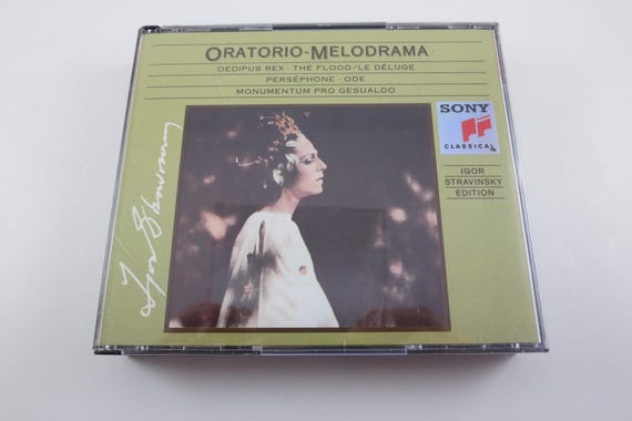 1991 Classical CD Box Set Igor Stravinsky – Oratorio - Melodrama