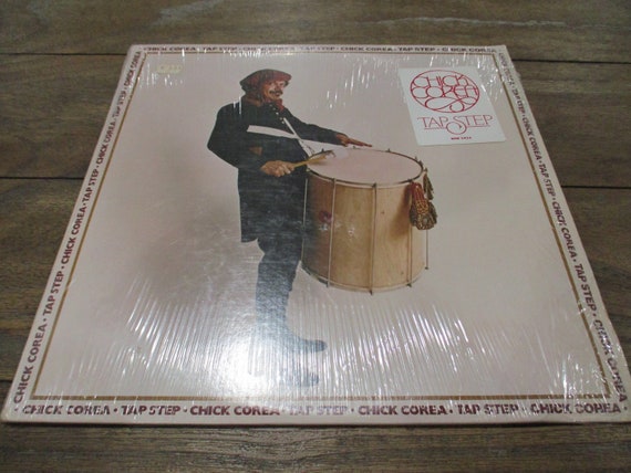 Vintage 1980 Vinyl LP Jazz Record Chick Corea Tap Step Excellent Condition In Shrink Hype Sticker 52367