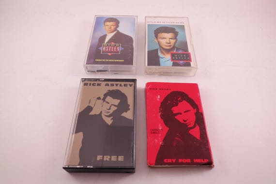 Vintage 1980's Rick Astley Cassette Tapes Free Body & Soul Whenever You Need Somebody Sold Individually