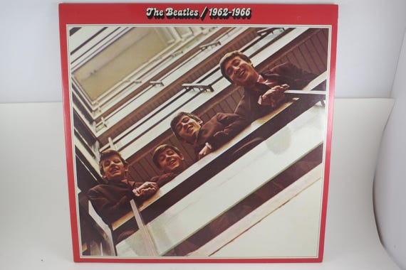 Vintage 1973 Vinyl LP Record Set The Beatles 1962-1966 German Import Pressing Near Mint Condition