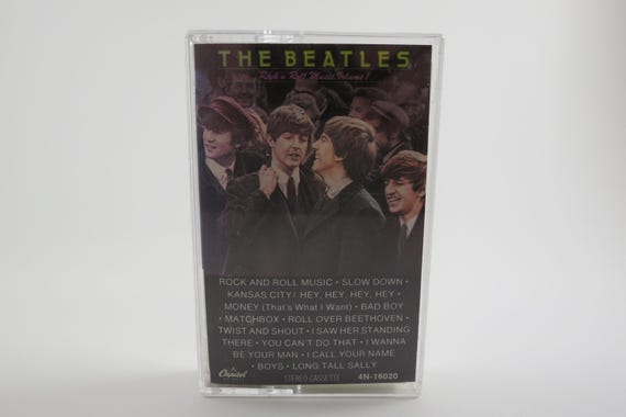Vintage 1980 Cassette Tape The Beatles Rock N Roll Music Volume 1