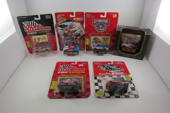 Set of Six  NASCAR Darrell Waltrip #17 #66 Die Cast Cars New In Package Western Auto Big K Hechinger Parts America Livery 1:64 Scale