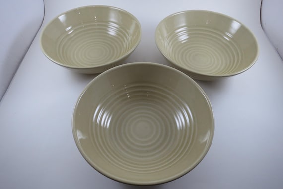 Set of Three Pfaltzgraff Sand Pointe 7 7/8 Inch Soup/Cereal Bowls