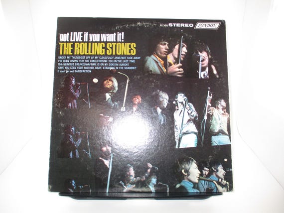 Vintage 1966 LP Vinyl Record Got Live If You Want It The Rolling Stones Excellent Condition Stereo Pressing 67088