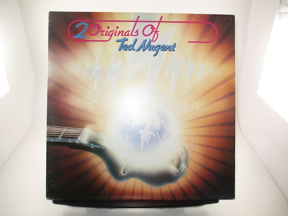 Vintage 1977 Vinyl LP Record 2 Originals of Ted Nugent Call of the Wild Tooth Fang & Claw Excellent Condition UK Pressing 63164