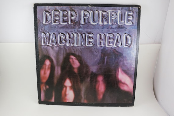 Vintage 1972 Vinyl LP Record Deep Purple Machine Head Original Green Label Pressing VG