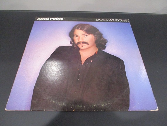 Vintage 1980 Vinyl LP Record John Prine Storm Windows Folk World Country Very Good Condition 62656