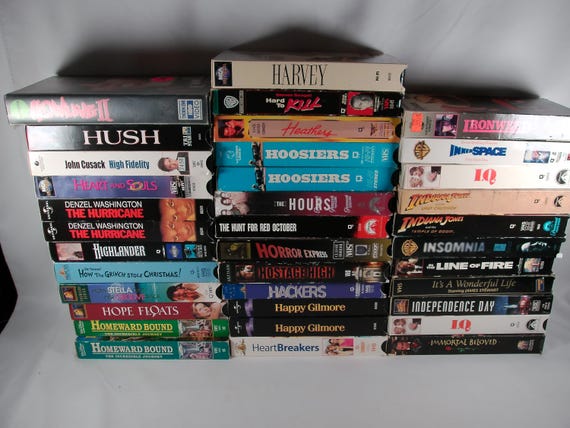 80's/90's/00's VHS Tapes Titles Starting with H&I Sold Individually
