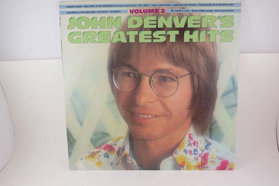 Vintage 1977 John Denver's Greatest Hits Vol. II Vinyl LP Record