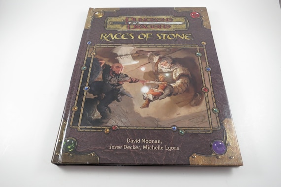 2004 Dungeons & Dragons Supplement Races of Stone First Printing