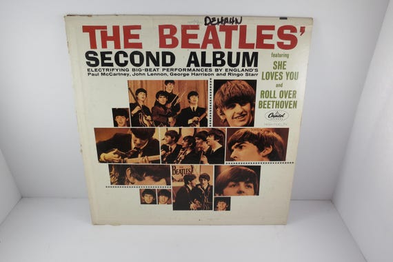 Vintage 1965 Vinyl LP Record The Beatles Second Album Mono Pressing Excellent Condition 71165