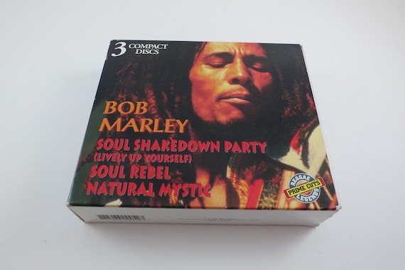 CD 1994 Three CD Set Bob Marley Soul Rebel Shakedown Party Natural Mystic Near Mint Condition Box Set