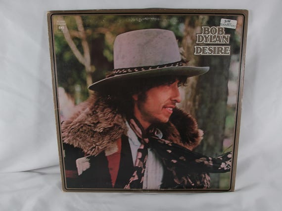 1976 Vinyl LP Record Bob Dylan Desire EX