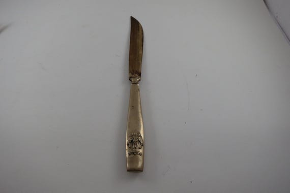 Bronze Ware Siam Thailand Flatware Erawan 9 3/4 Inch Steak Carving Knife