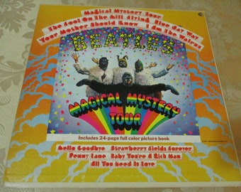 Vintage 1967 LP Record The Beatles Magical Mystery Tour MONO Near Mint Condition 16354
