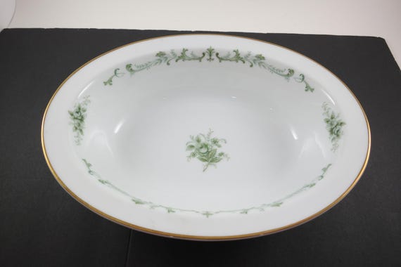 Vintage 1965 Noritake Glenview Pattern 6401 10 Inch Oval Vegetable Serving Bowl Like New Condition