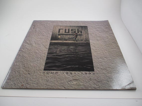 Vintage 1991/92 RUSH Concert Program Roll The Bones Tour Excellent Original Condition