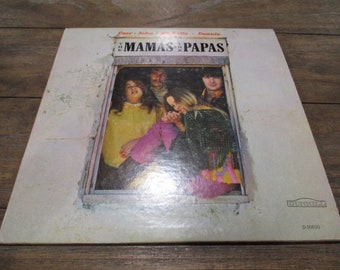 Vintage 1968 Vinyl LP Record The Mamas and the Papas Self Titled Excellent Condition Mono Pressing 52717