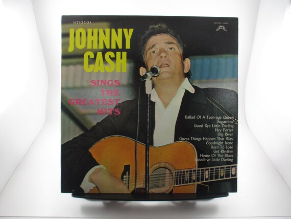 Vintage 1979 Vinyl LP Record Johnny Cash Sings The Greatest Hits Excellent Condition 64713