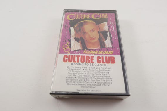 Vintage 1982 Cassette Tape Kissing to be Clever Culture Club Do You Really Want to Hurt Me Mint Condition Still Factory Sealed