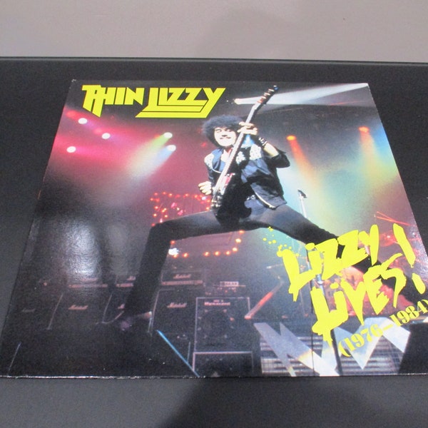 Vintage 1989 Vinyl LP Record Lizzy Lives! 1976-1984 Thin Lizzy Excellent Plus Condition 66058