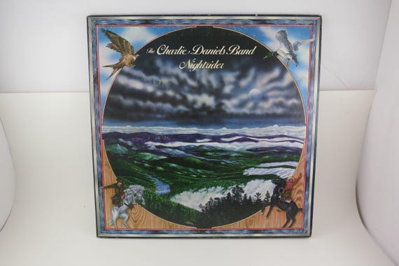 Vintage 1975 Vinyl LP Record The Charlie Daniels Band Nightrider EX