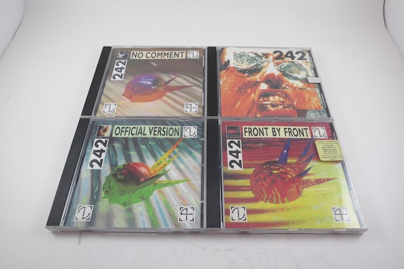 1990's The Front 242 CD's Alt Rock Tyranny For You Official Version No Comment Front by Front   Sold Individually