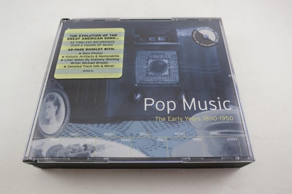 Pop Music CD Set: Early Years 1890-1950, 2 Discs, Booklet